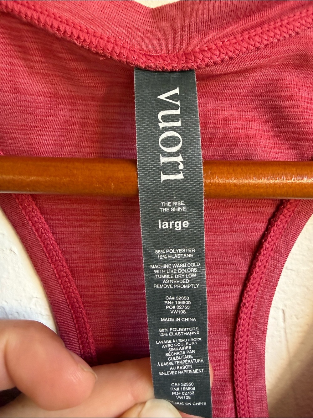 Vuori Lux Performance Racerback Tank - Picture 5 of 7
